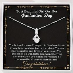 Chain Necklace Graduation Gift Set