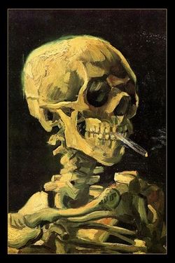 Van Gogh Skull Wall Poster 24"x36"