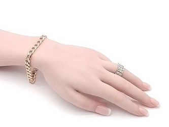 14k Yellow Gold 25.6 Grams 8 Inch Bracelet Mk0226llpzmia