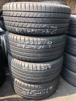 Used set 245/45/19 good year runflat 70% tread great condition $250 for 4 tires .