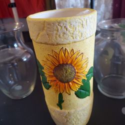 Sunflower vase