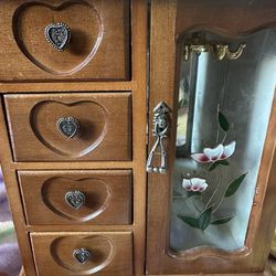 Jewelry Box With Some Jewelry Included 