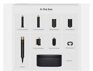 New Dyson Airwrap Complete Long Multi-Styler Set w/ Case, Barrels & Brushes