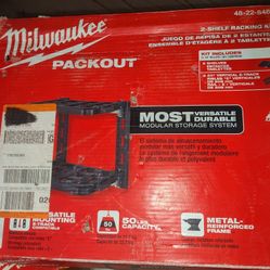 Milwaukee Packout 2 Shelf Racking Kit
