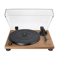 Audio-Technica AT-LPW40WN Fully Manual Belt-Drive Turntable Record Player
