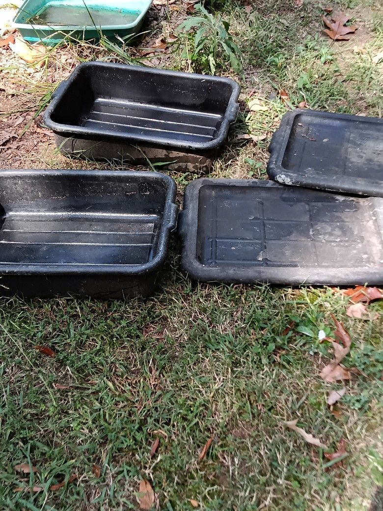 Two Storage Containers With Lids
