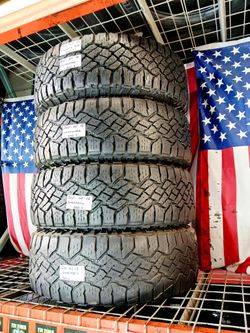 ✅ 4 Used Tires LT265/65R18 GOODYEAR WRANGLER DURATRAC KEVLAR LT265/65R18 OFF-ROAD ALL TERRAIN 265 65 18