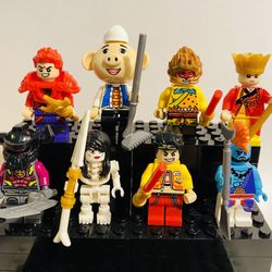 8 Minifigures Monkey King Collectibles | New Custom LEGO Compatible Toy