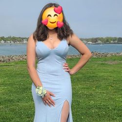 Baby Blue Prom Dress 