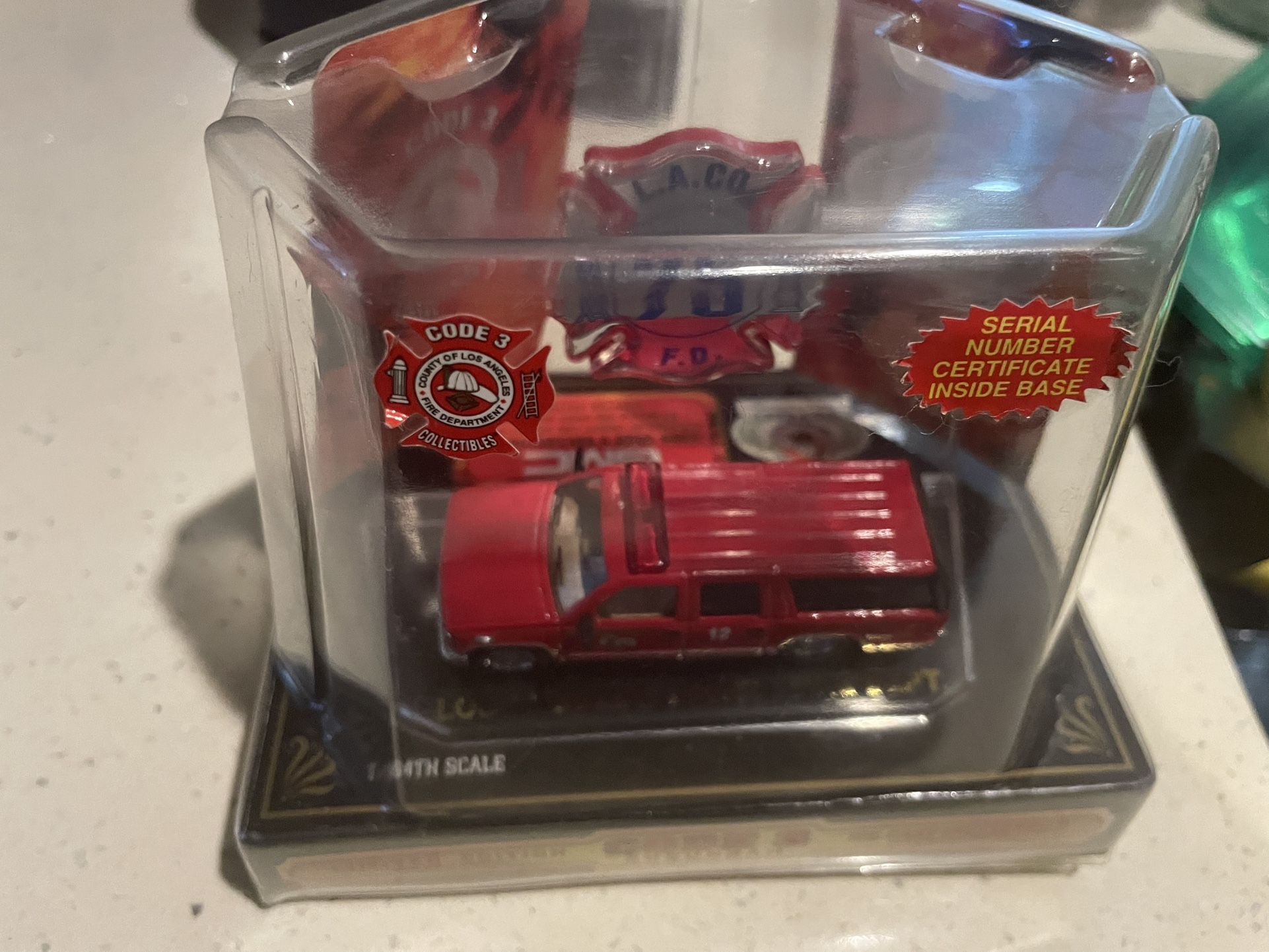 Code 3 Limited edition Fire department die cast collectible