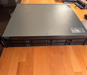 Synology RS1221RP+ 32GB RAM, 8-Bay NAS w/ Rails (2U, Dual PSU, E10G21-F2 10GbE SFP+) — No Drives