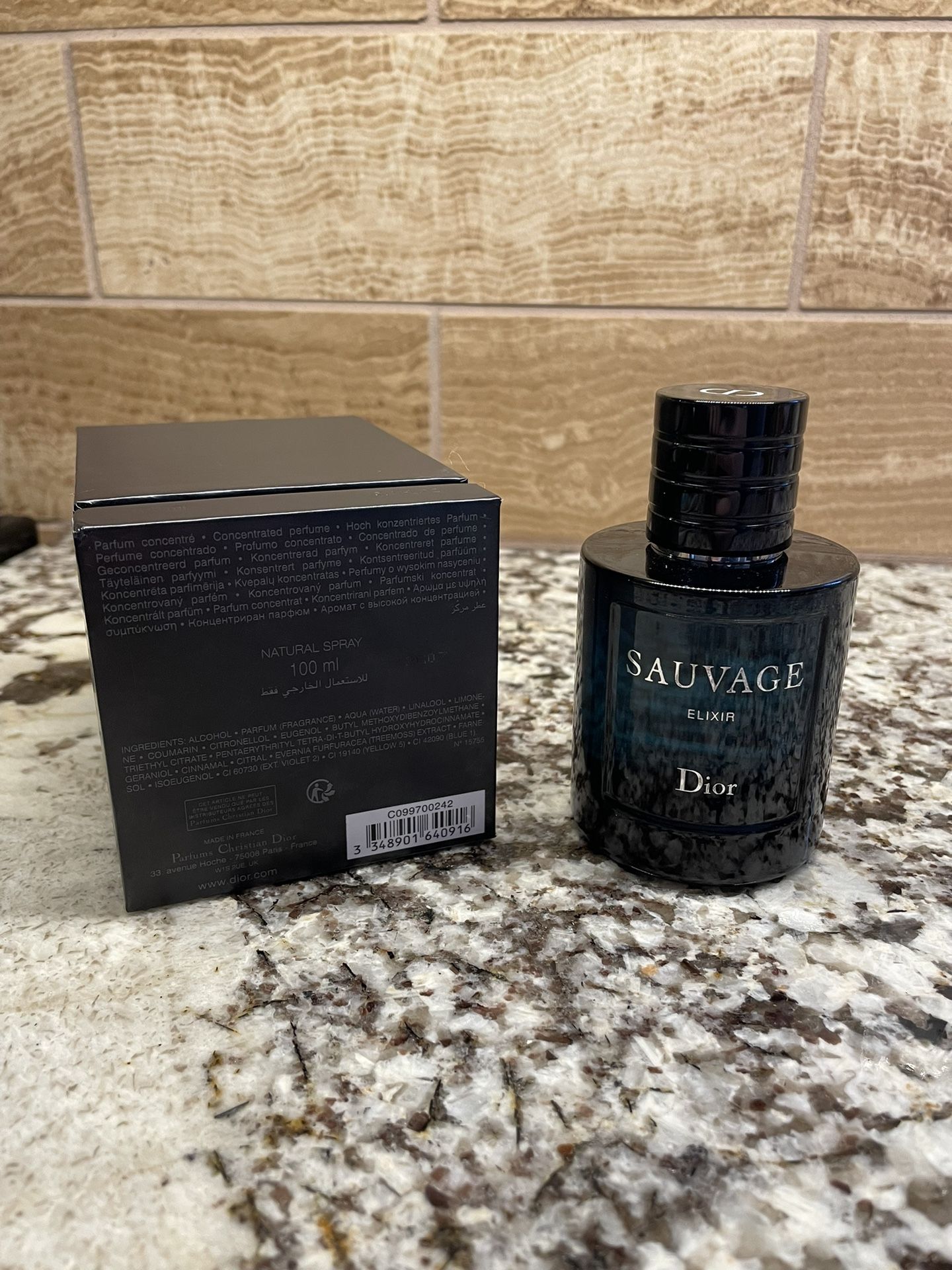Dior Sauvage Elixir 100ml Brand New Authentic Powerful Men's
