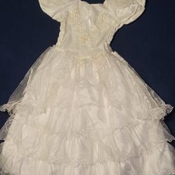 Flower Girl Dress (White)