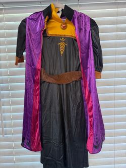 Frozen 2 Anna Costume Dress with Cape