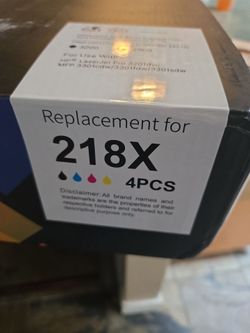 4 pack 218X  printer ink