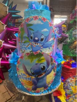 Stitch pastel piñata