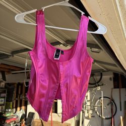 Windsor Hot Pink Corset Top