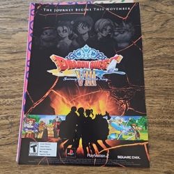 2005 DRAGON QUEST VIII Journey Of The Cursed King PS2 Game  PRINT AD / POSTER