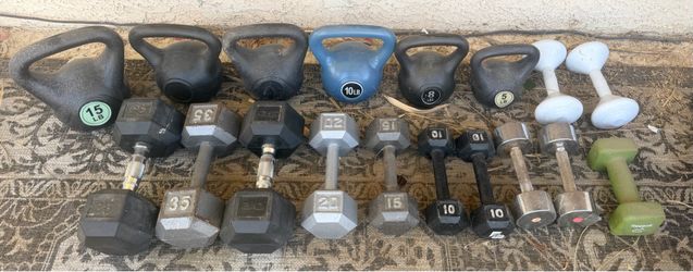 Dumbbells & Kettlebells