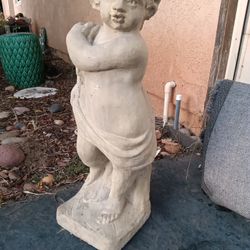 Vintage Cement Cherub