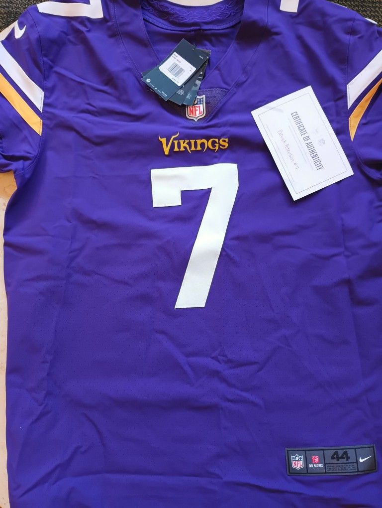 Vikings Signed Patrick Peterson Jersey