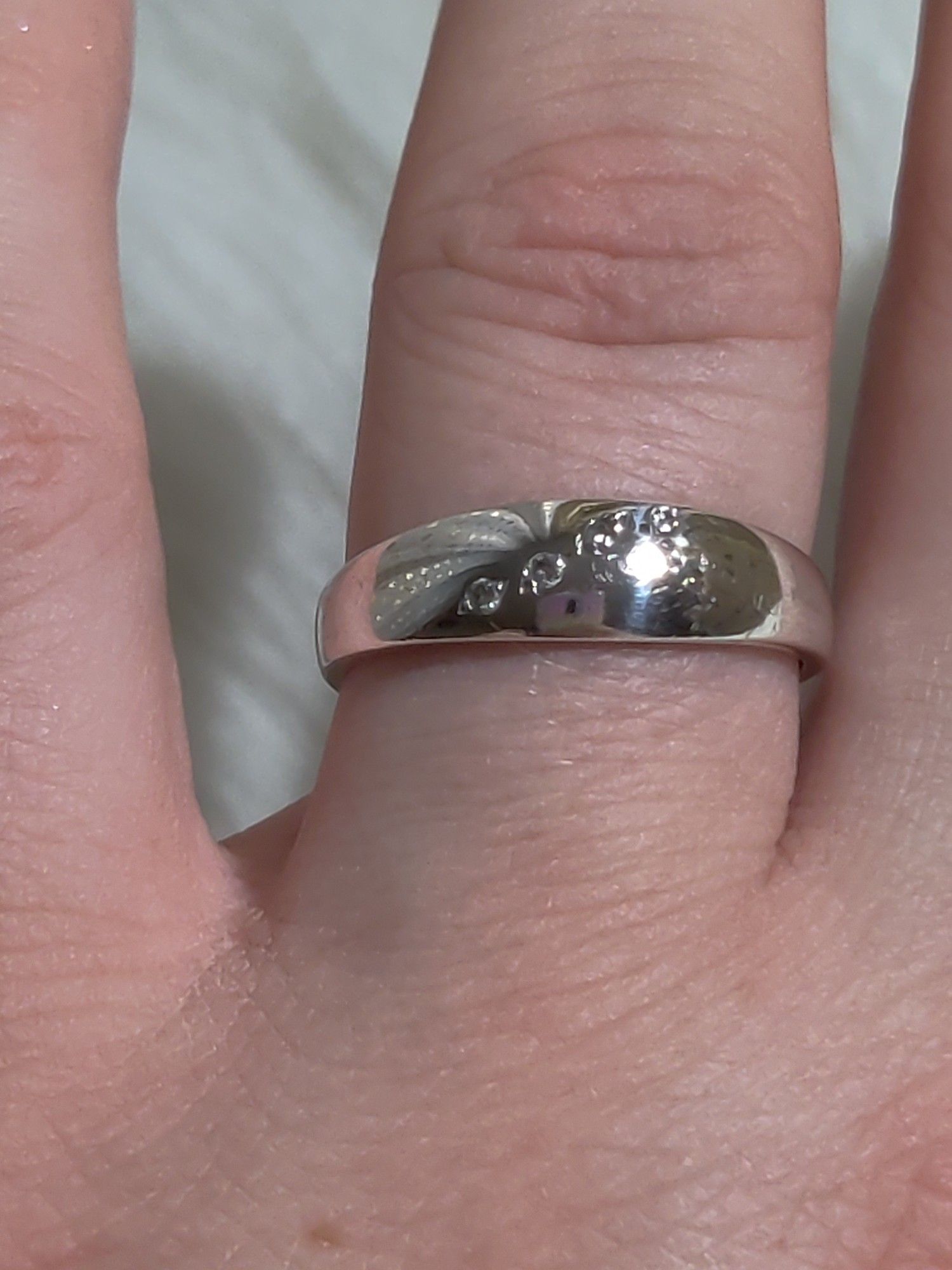 Sterling Silver Wedding Band