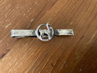 Vintage Sterling Tie Bar With Llama