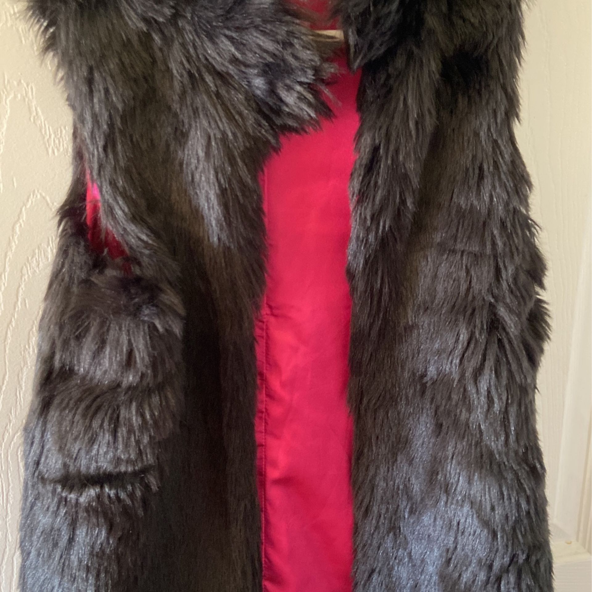 Fur Vest Size 7/8