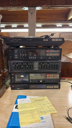 Vintage Fisher Audio Turntable and More
