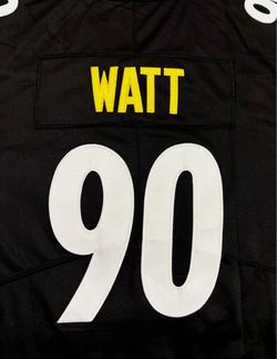 Steelers black football jersey Watt 90 NWT
