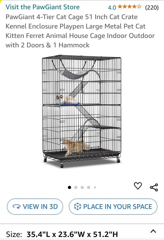 4 Tier Cat/Kitten Cage