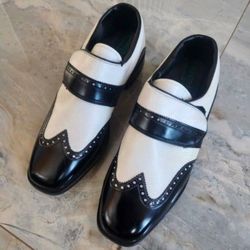 Green  Joys men golf shoes