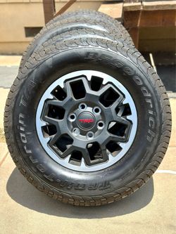 17” 4th Gen Toyota TRD Wheels + BF Goodrich All-Terrain Tires