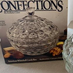 1970 Vintage crystal candy bowl.