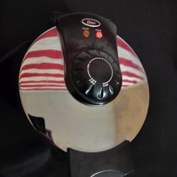 Oster Waffle Maker  Stainless Steel Non Stick Electric "Tested"