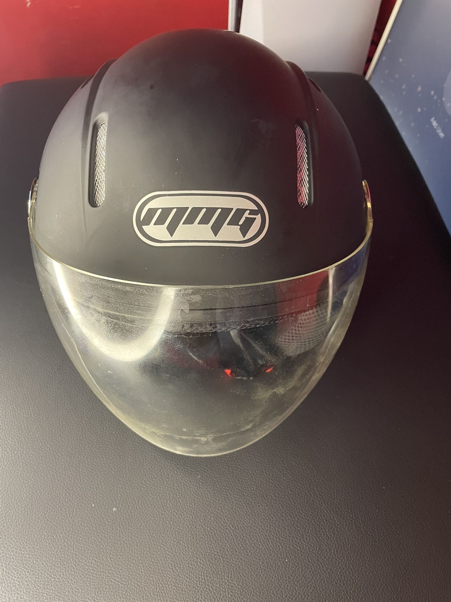 MMG Motorcycle Helmet - Size Large DOT Certified