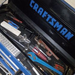 Blue Craftsman Tool Box