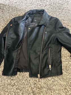 Blank nyc black leather jacket