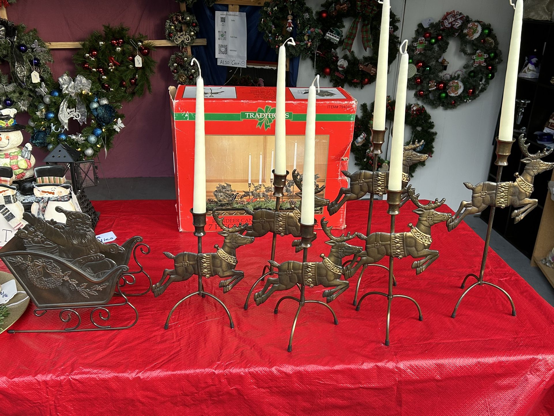 Solid Brass Sleigh Decoration