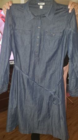 OLD NAVY  DENIM DRESS SIZE LARGE