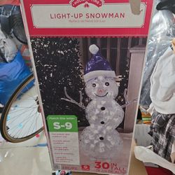 Light Up Snow Man
