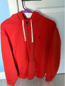 Orange Polo Zip up
