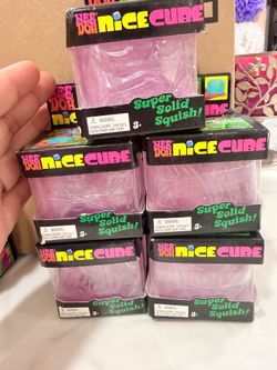 New squishy cubes new $11 each light purple