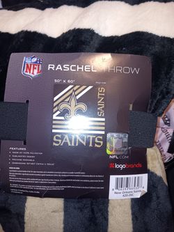 BRAND NEW SAINTS BLANKET