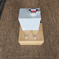 Aluminum over flow tank