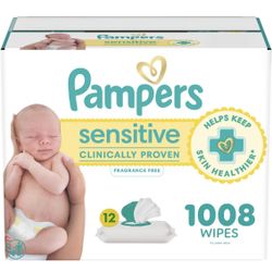 Pampers Sensitive Wipes 1008 Wipes