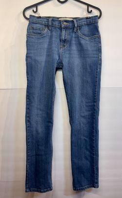 Levi's 510 Skinny Jeans Girls Size 14 Regular Blue Denim 27"W X 29"L