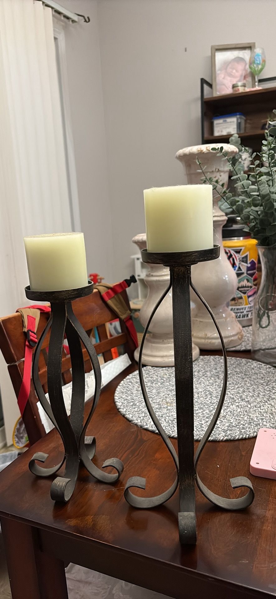 Iron Candle Holders 