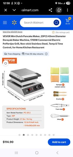 Mini Electric pancake maker