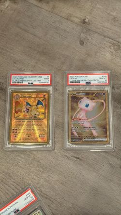 Gold Metal Charizard #4 PSA 10 Pokemon Slab